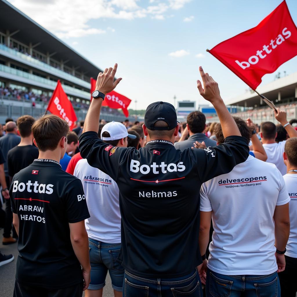 Bottas Fan Gear at the Race Track