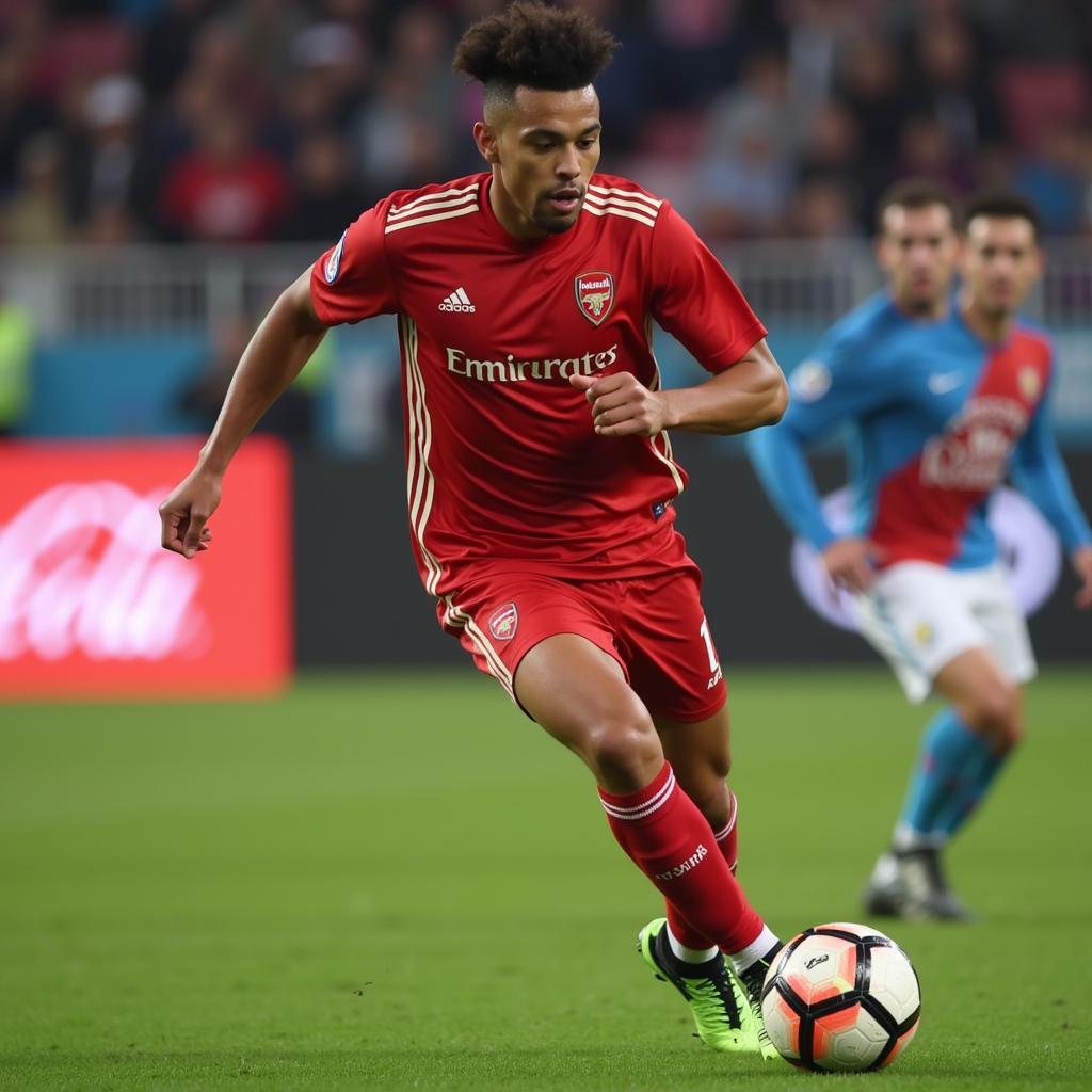 Sofiane Boufal utilizing his pace and acceleration in FIFA 23