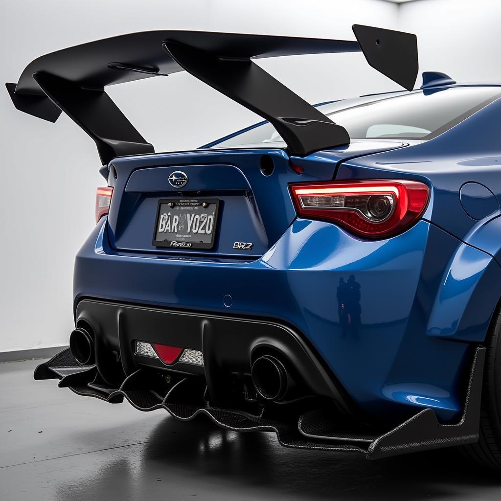 BRZ Pandem Kit Rear View Details