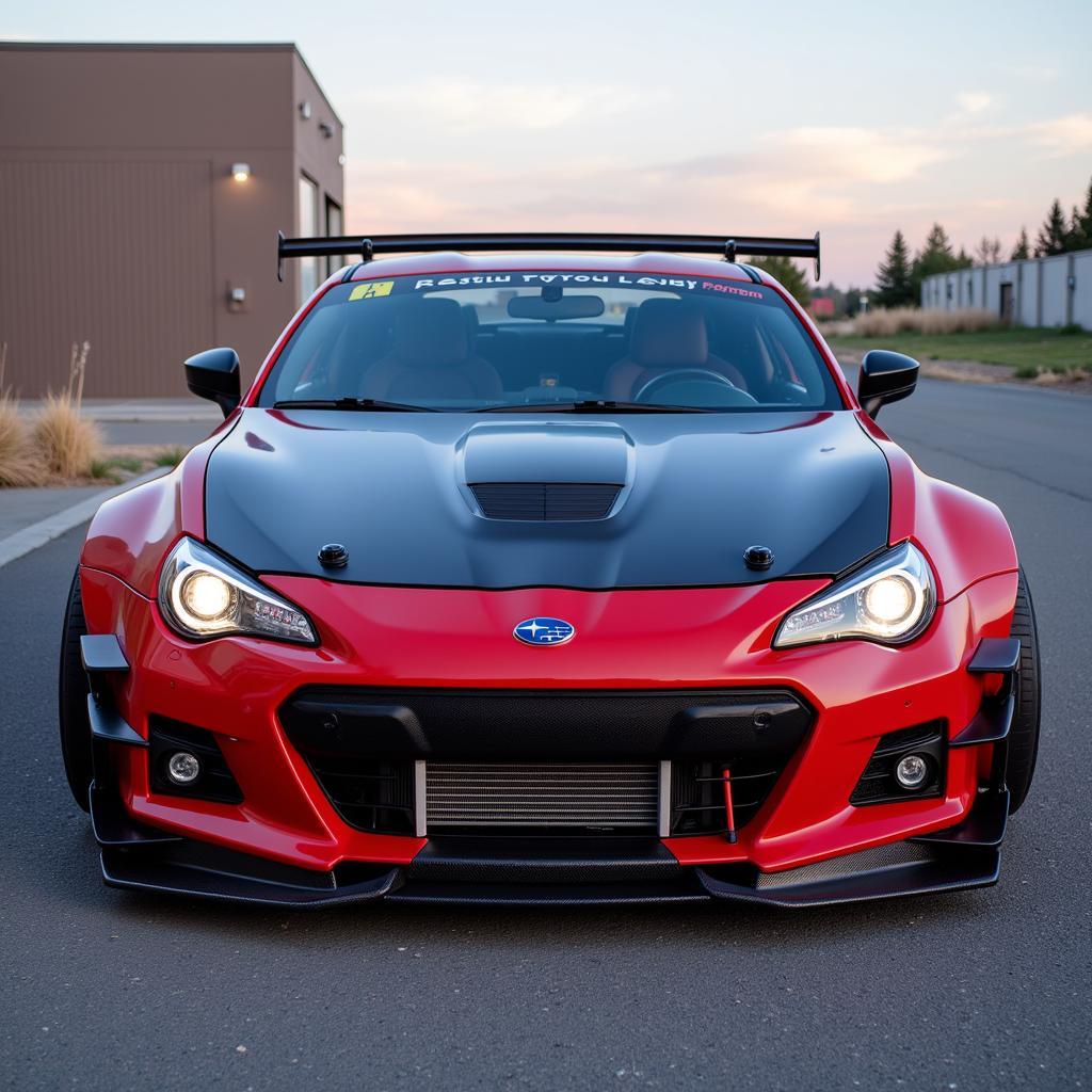 BRZ with Pandem Kit - Wide Body View