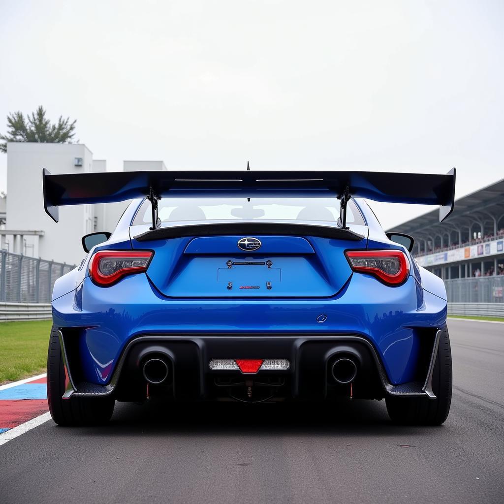 BRZ Rocket Bunny Kit Rear View