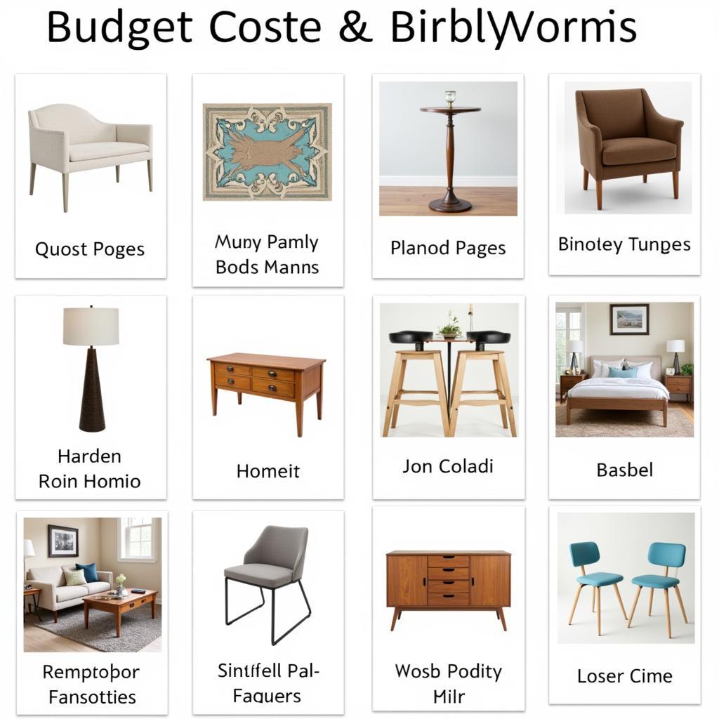 Budget-friendly furniture ideas