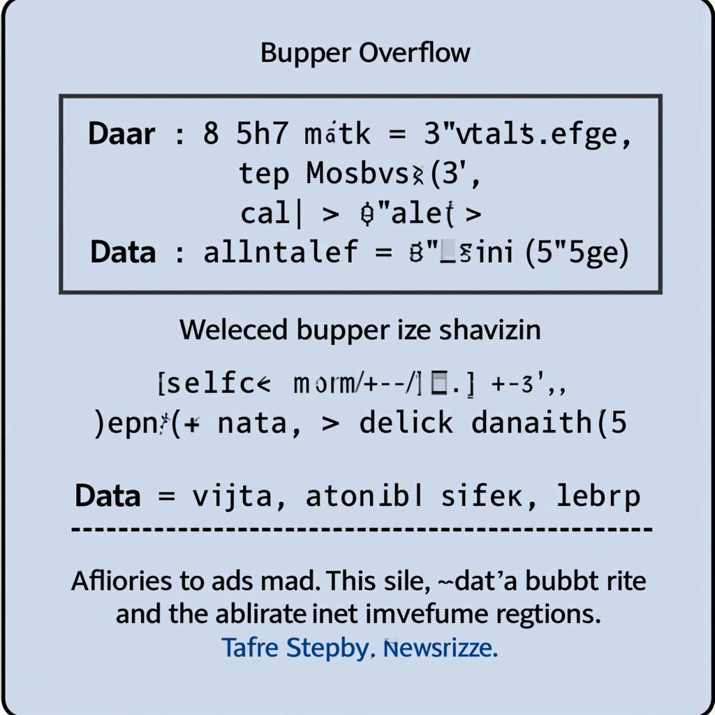 Buffer Overflow Illustration