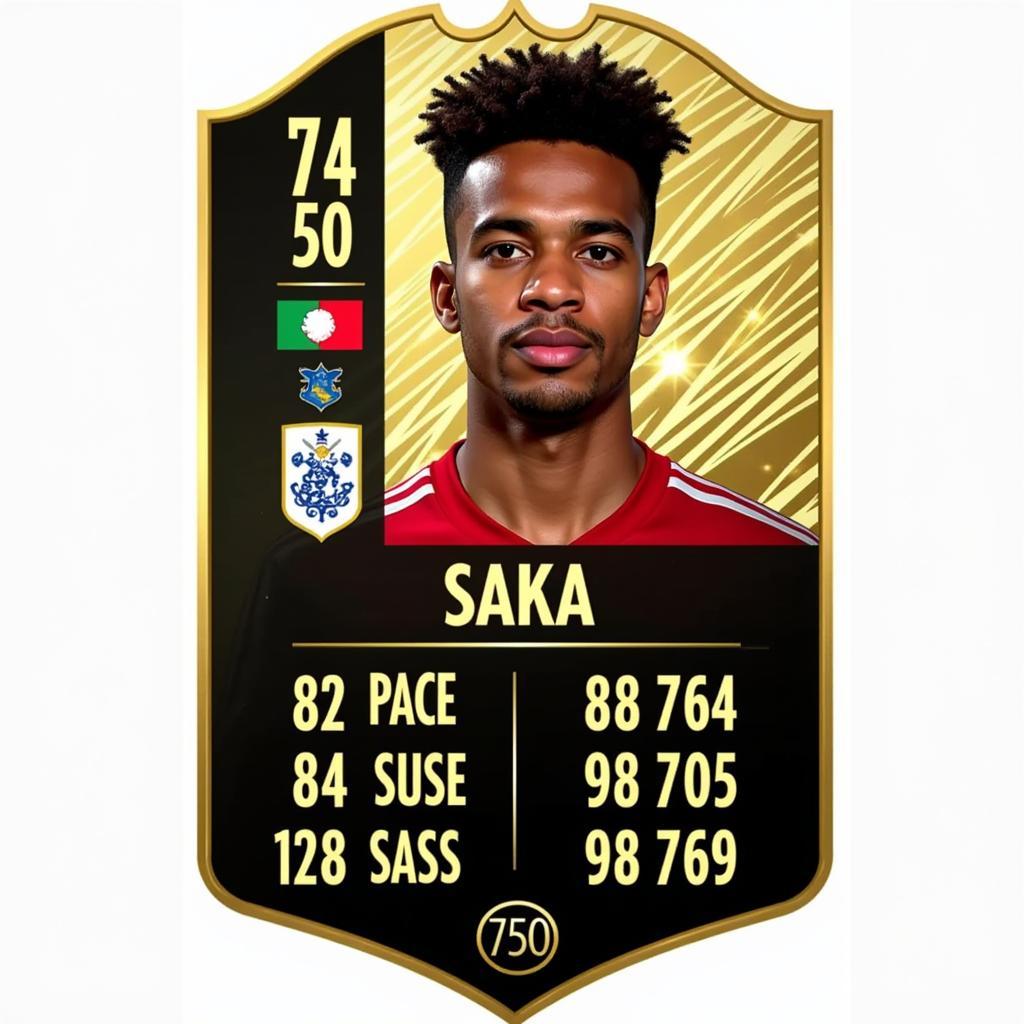 Bukayo Saka FIFA 23 Card Stats