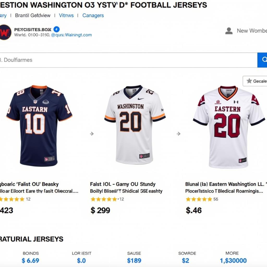 Buying Eastern Washington Football Jerseys Online