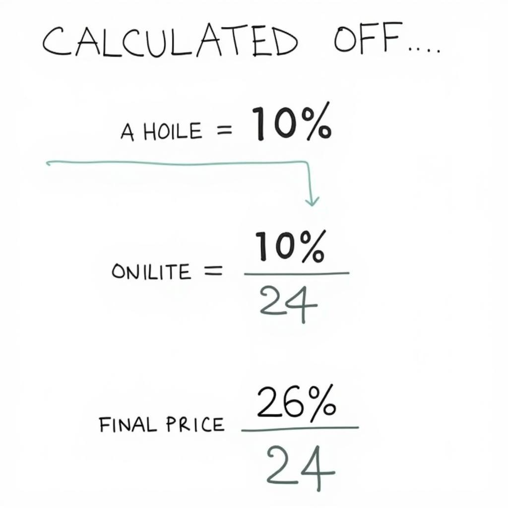 Calculating 10 Percent Off