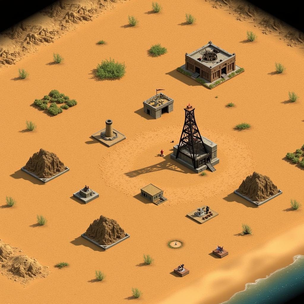 C&C Generals Desert Map