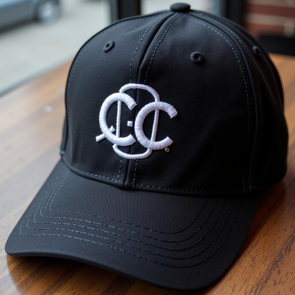 Custom designed CC hat with unique logo