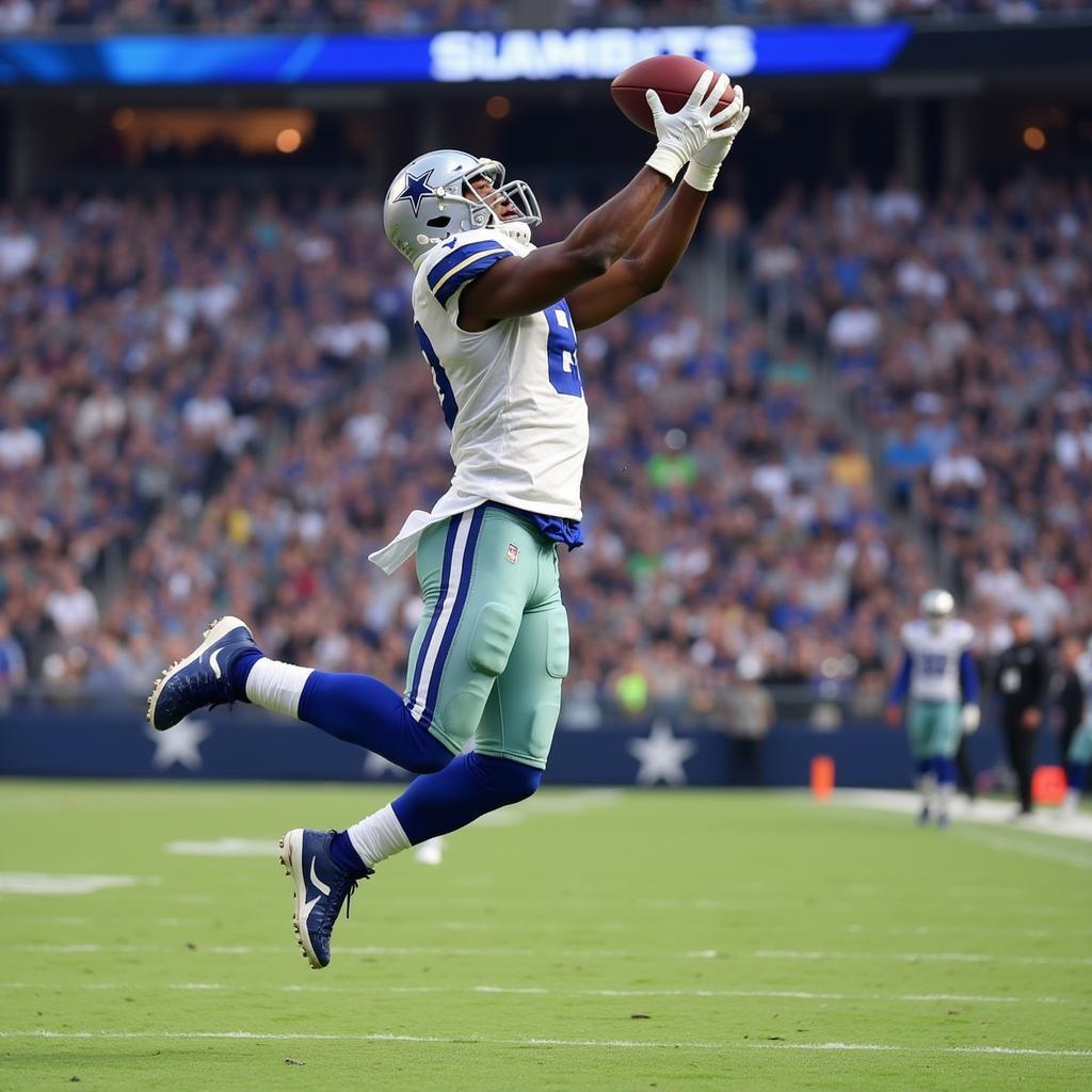 CeeDee Lamb making a spectacular catch during his rookie season