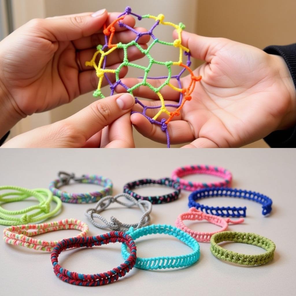 Classic Yarn Games: Cat's Cradle and Friendship Bracelets