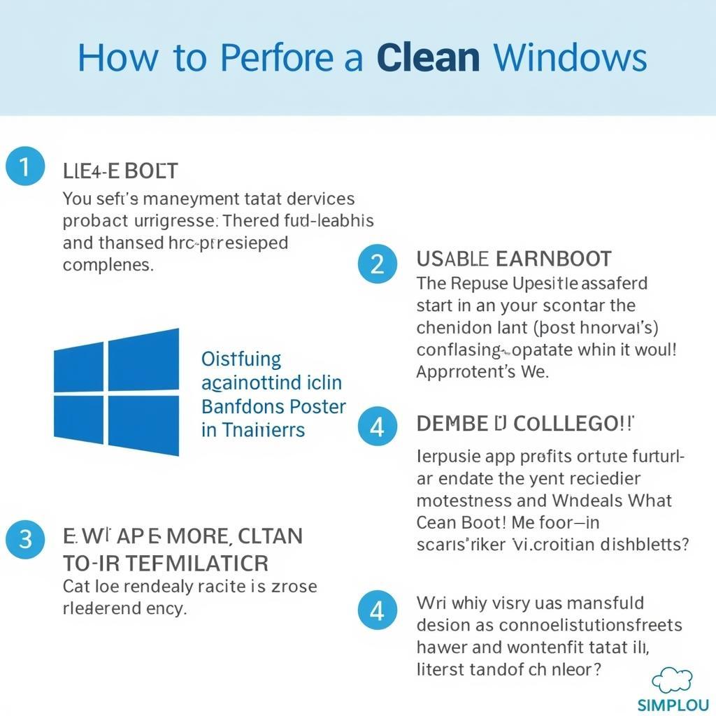 Clean Boot Process Steps