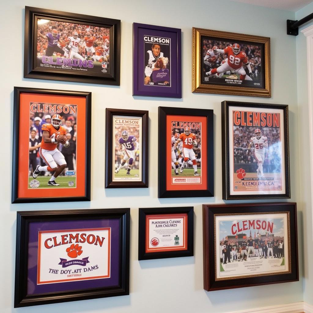 Framing and Displaying Your Clemson Football Posters: Showcase Your Passion