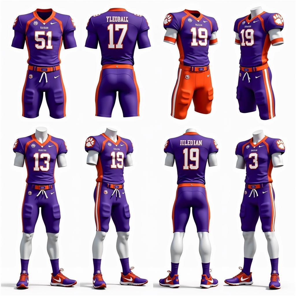 The Future of Clemson's Purple Uniforms - Concept Designs