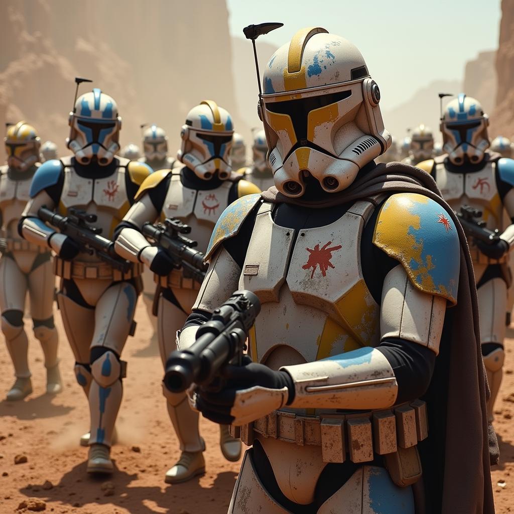 Clone Troopers in Battle