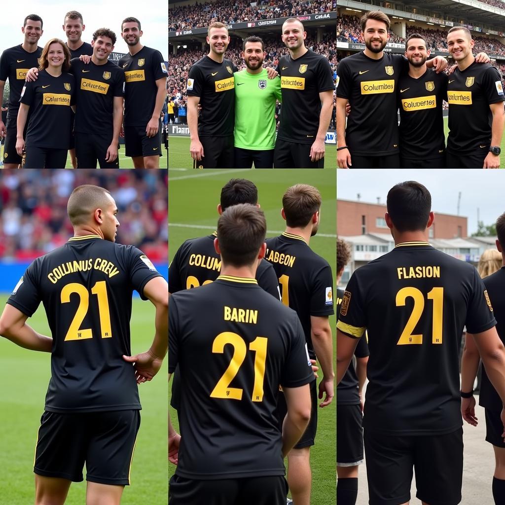 Columbus Crew Fans Sporting the Black Jersey