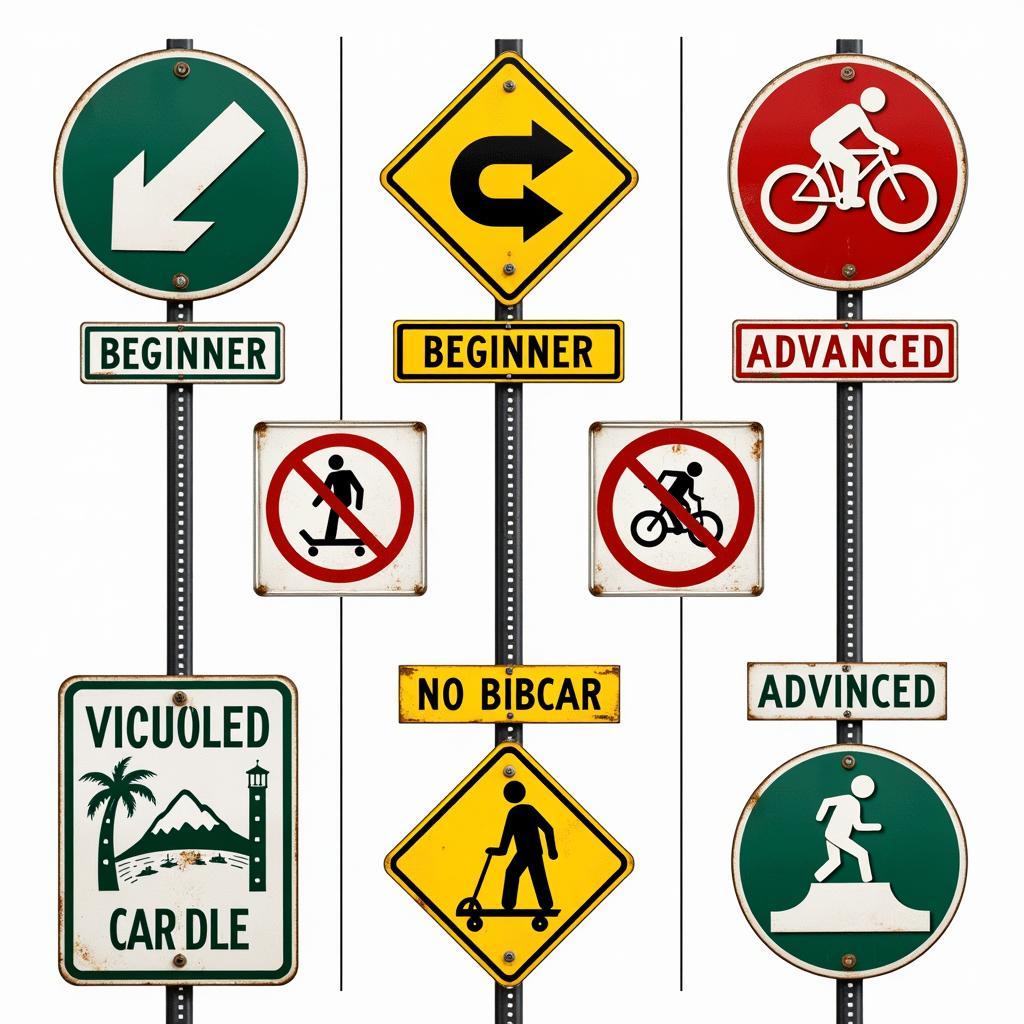 Common Skateboard Park Signs