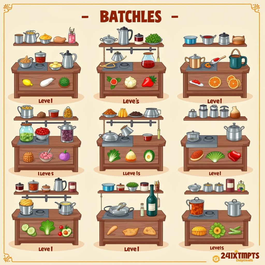 Connect 2 Kitchen Game Levels