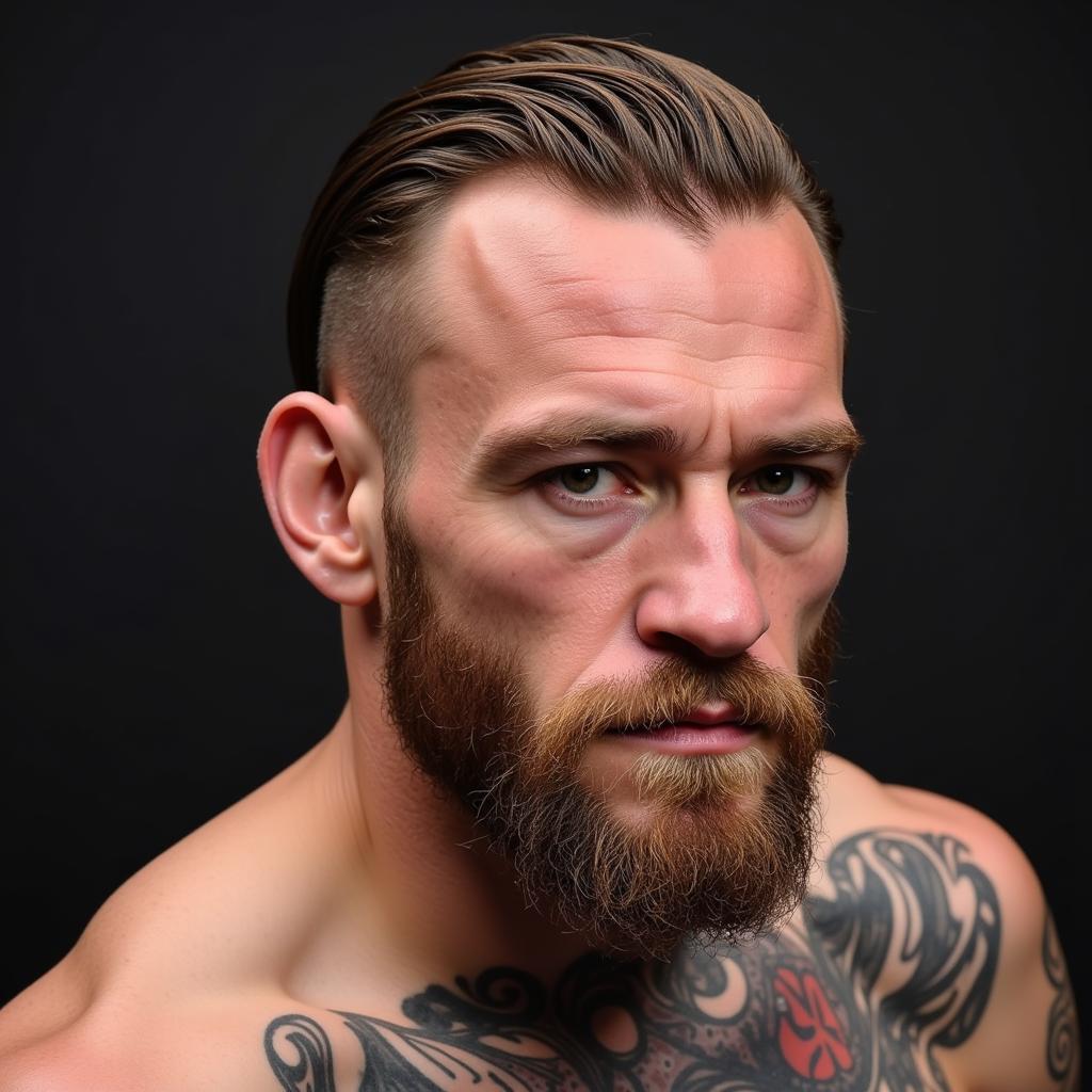 Connor McGregor Recent Slicked Back Hairstyle