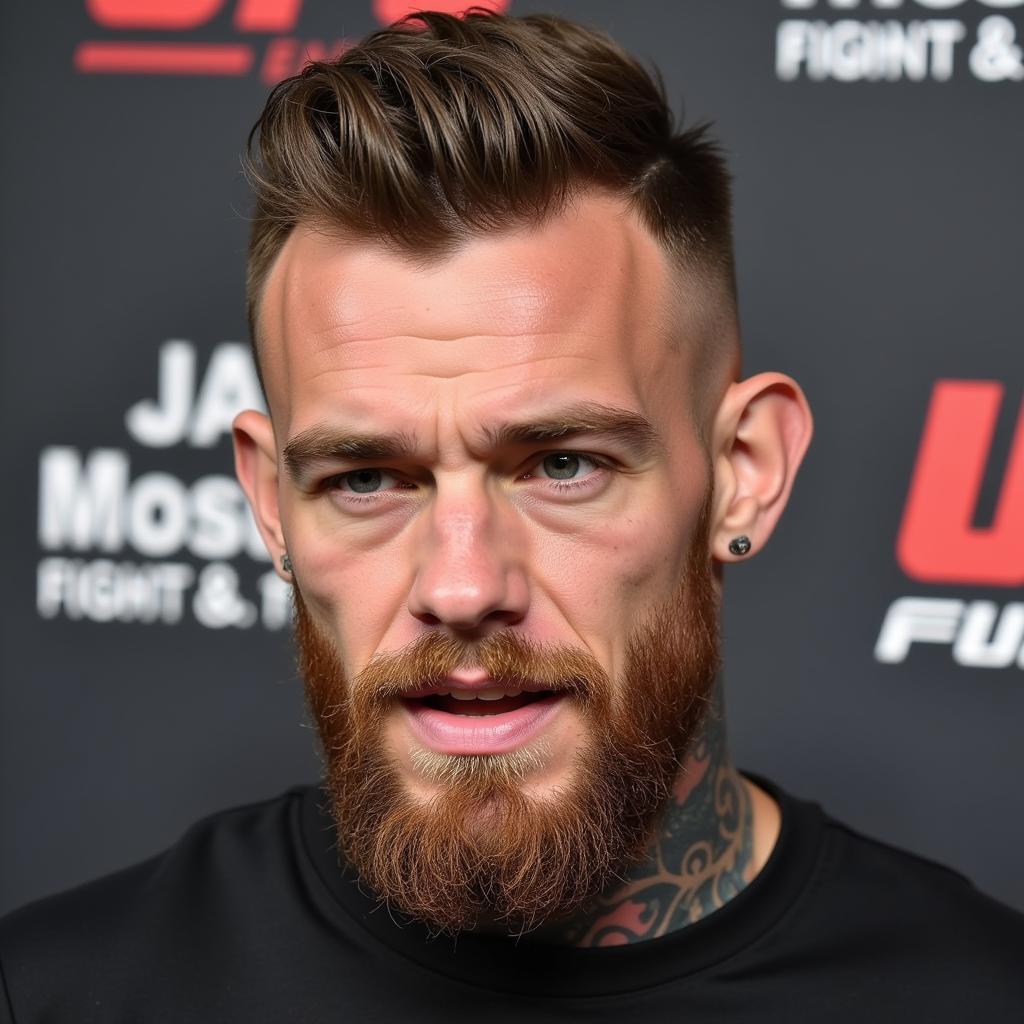 Connor McGregor with an Undercut Hairstyle