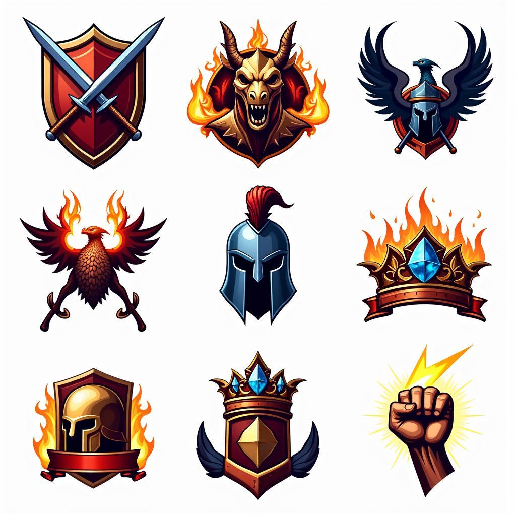 Examples of Conquest Mobile Logos