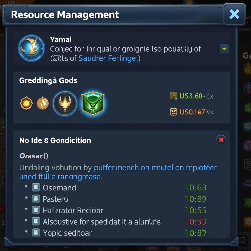 Contest of Champions Resource Management for a Yamal-Inspired Account