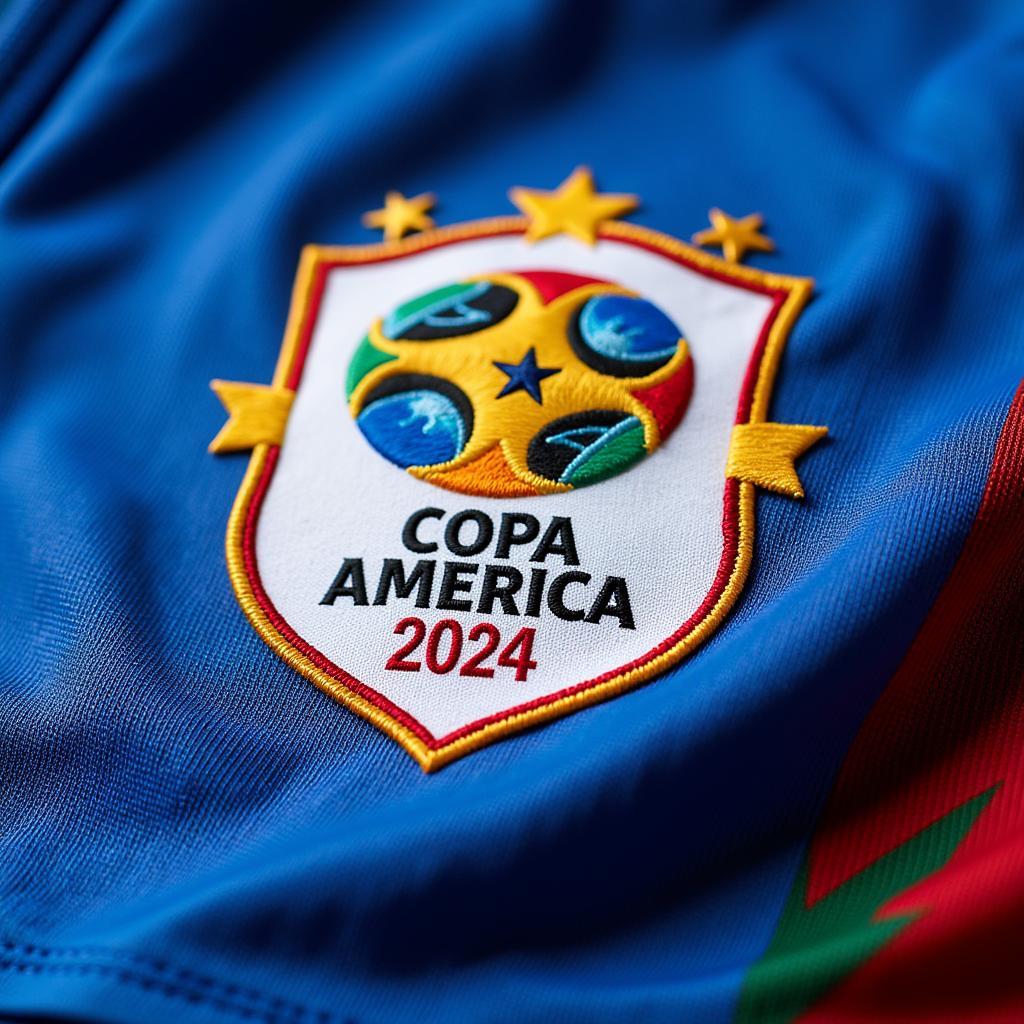 Copa America 2024 Jersey Patch Close-Up