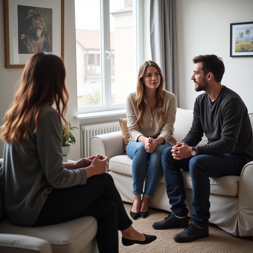 Couple in Therapy Session