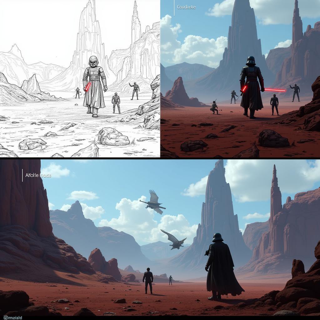 Creating Your Own Star Wars Battle Art