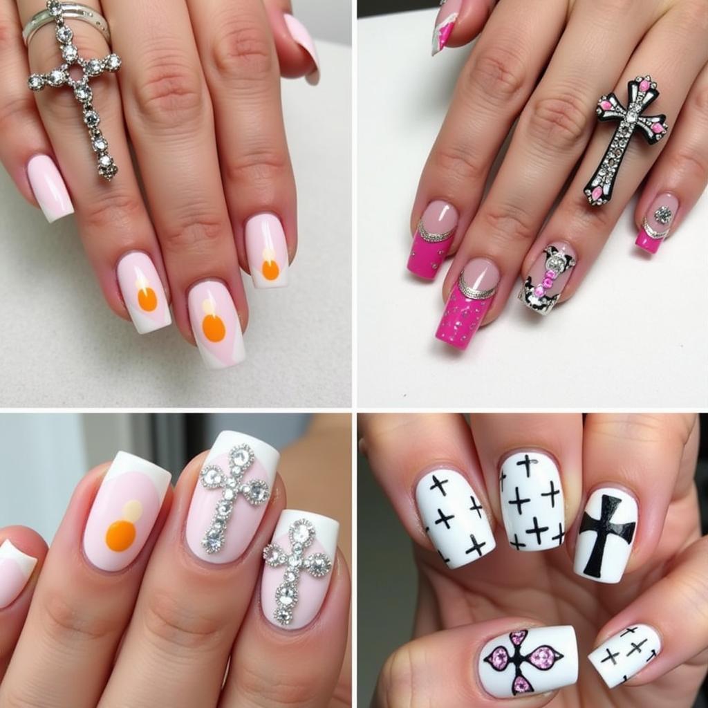 Different Cross Nail Designs