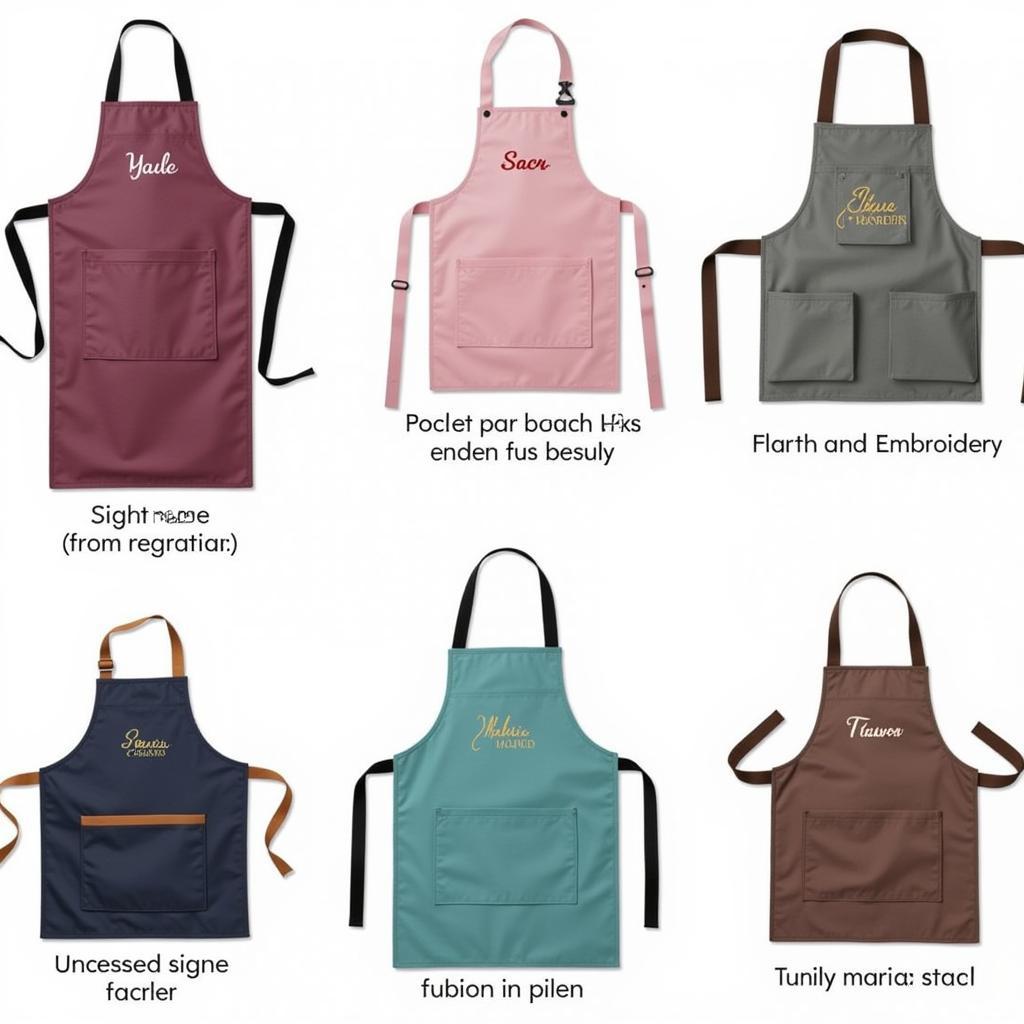 Custom Hair Apron Design Ideas