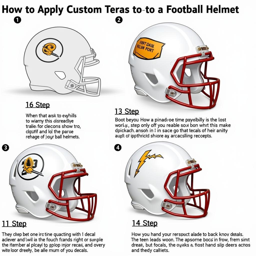 Custom Helmet Decal Application