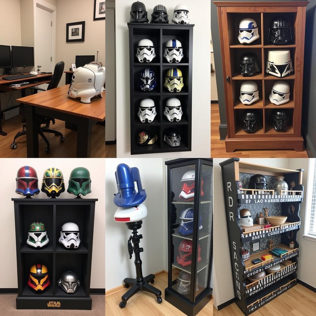 Custom Star Wars Helmet Display Ideas