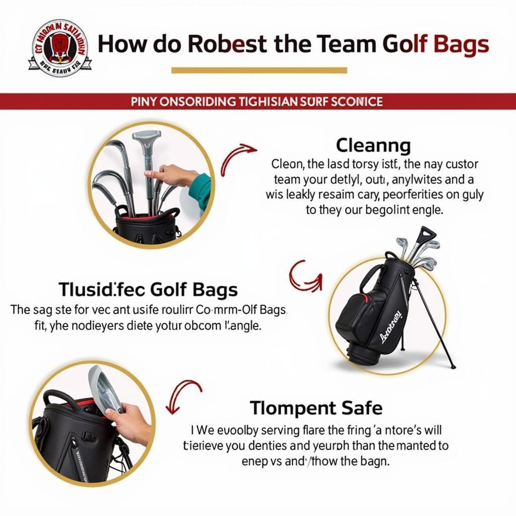 Custom Team Golf Bags Care Tips