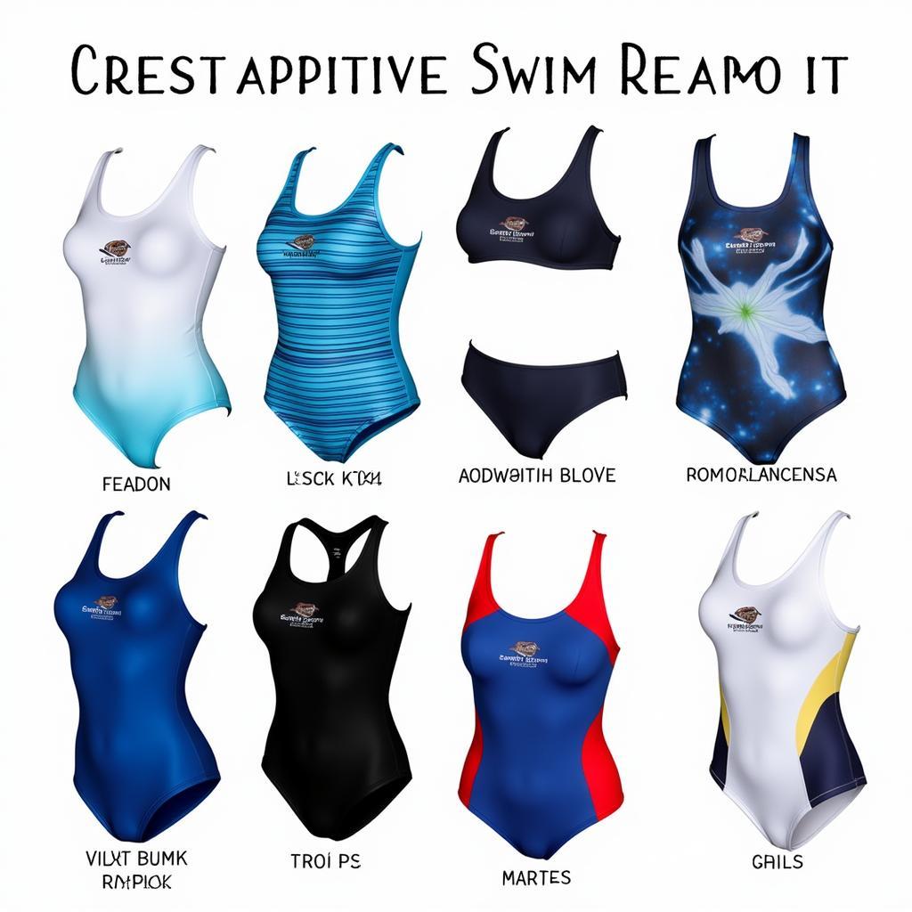 Custom Team Swimwear Designs for Competitive Swimming