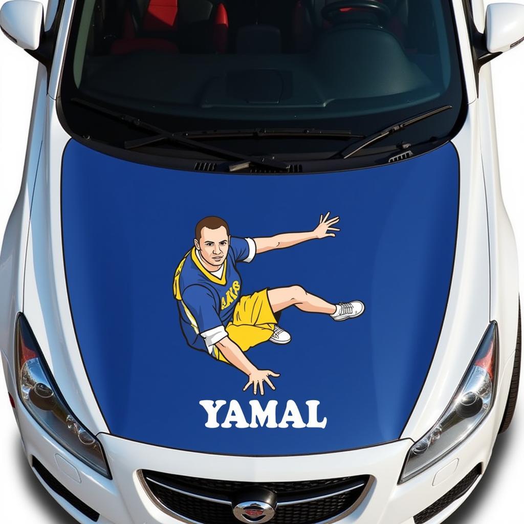 Custom Yamal Car Hood Decal