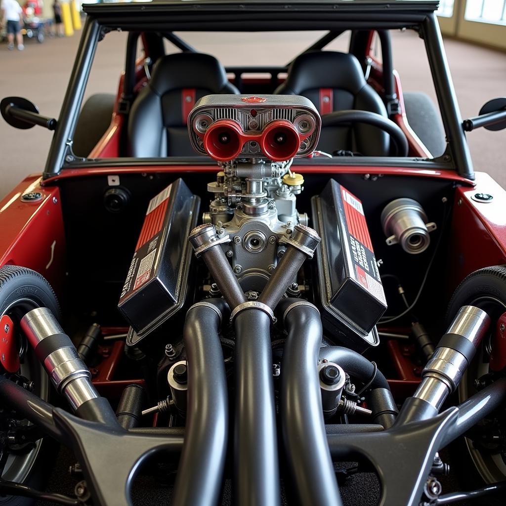 Customized Razorback Buggy Showing Off Its Powerful Engine