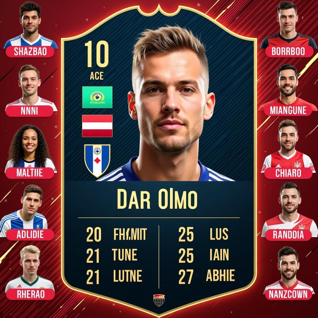 Dani Olmo in a FIFA Ultimate Team Squad - Demonstrating Squad Chemistry and Positioning