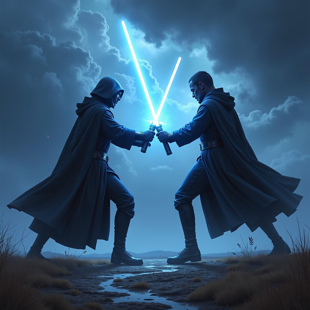 Darth Raven Lightsaber Duel