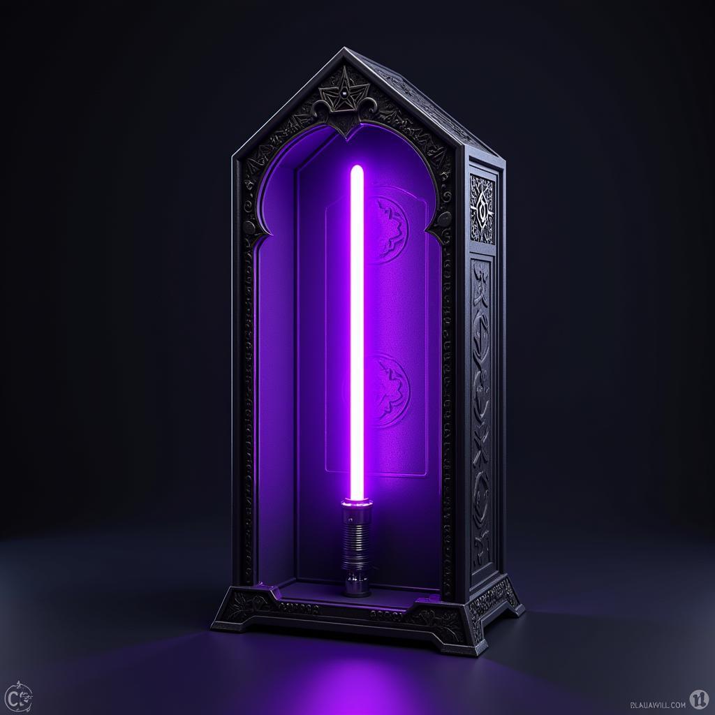 Darth Raven Lightsaber Holocron