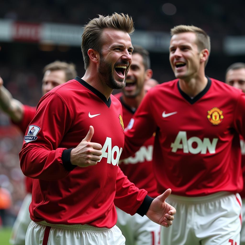 David Beckham at Manchester United