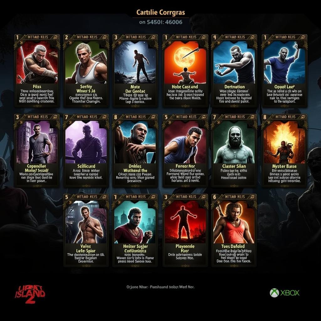 Dead Island 2 Xbox Skill Cards