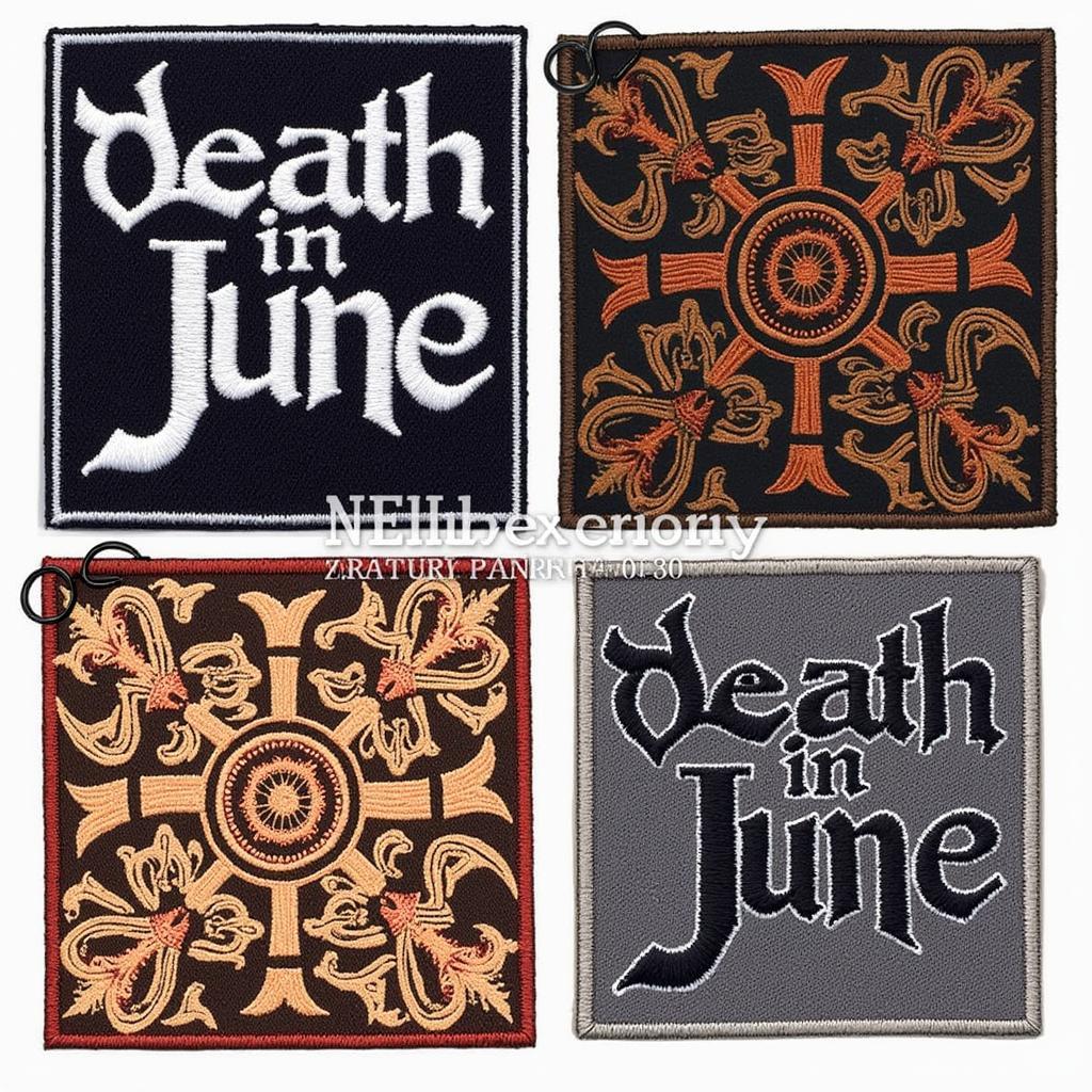 Original Death in June Patch Design