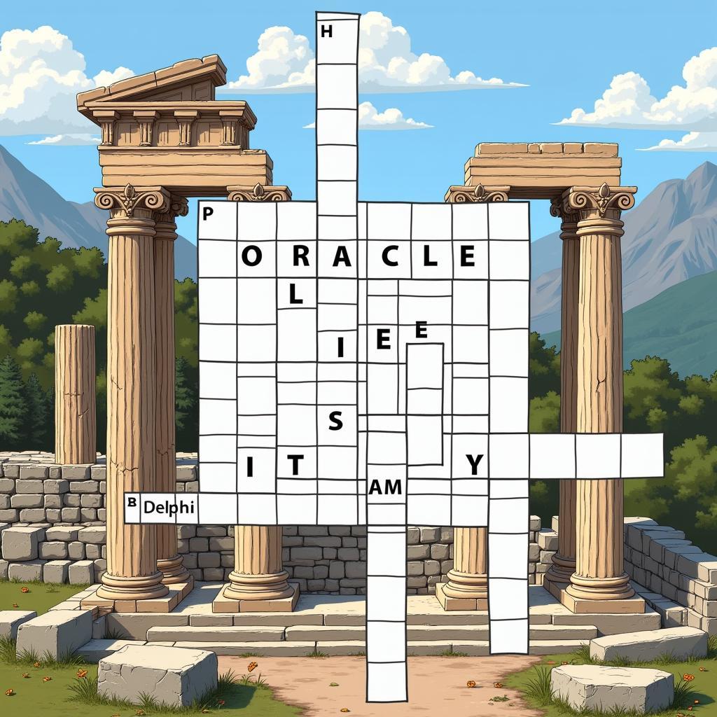 Delphi in Ancient Greece and Crossword