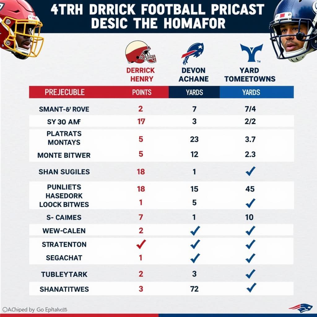 Derrick Henry vs. Devon Achane Fantasy Comparison