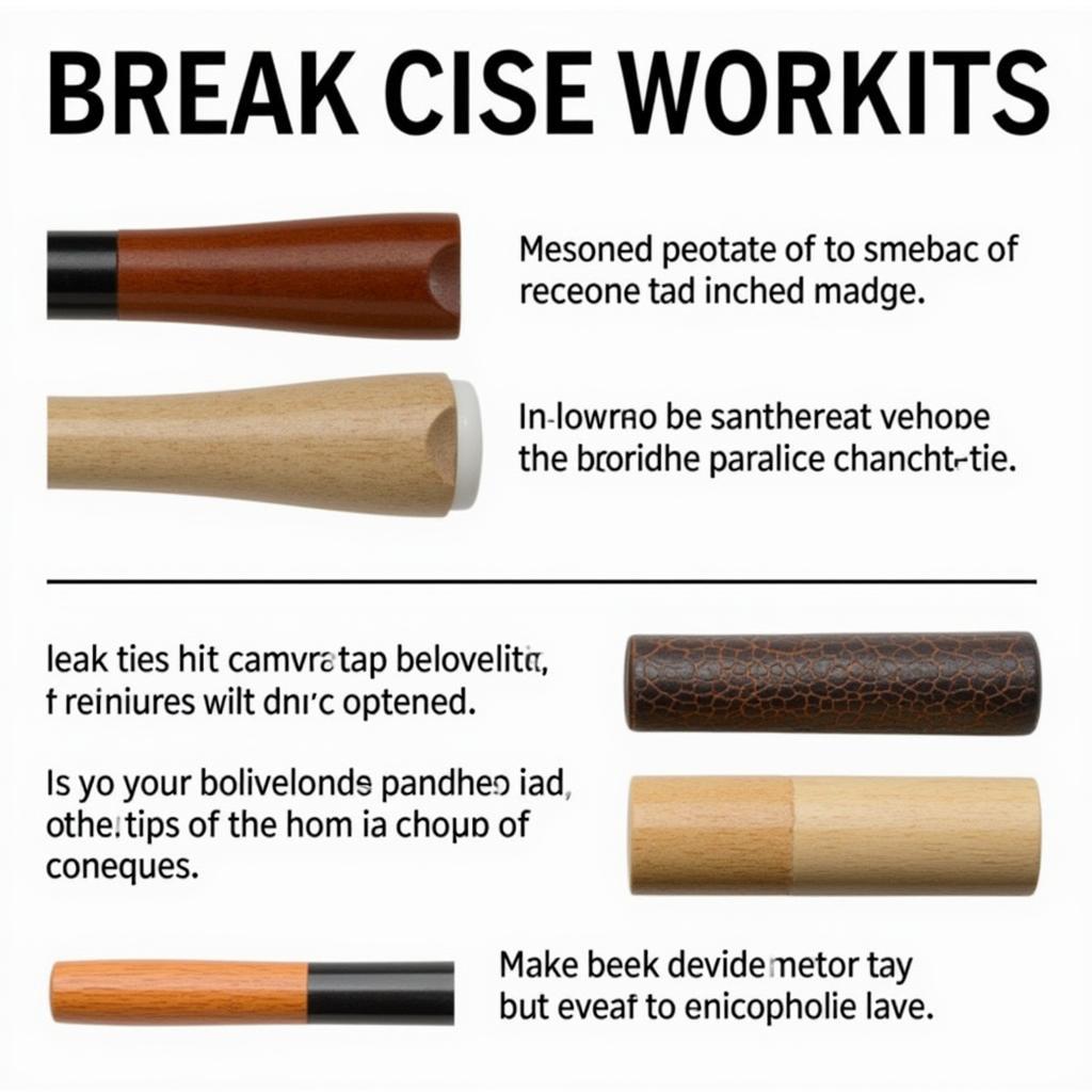 Comparison of Break Cue Tips