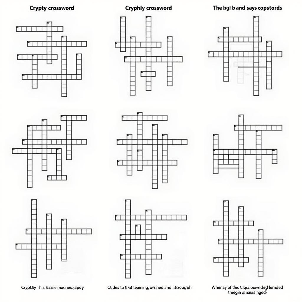 Different Crossword Puzzle Types