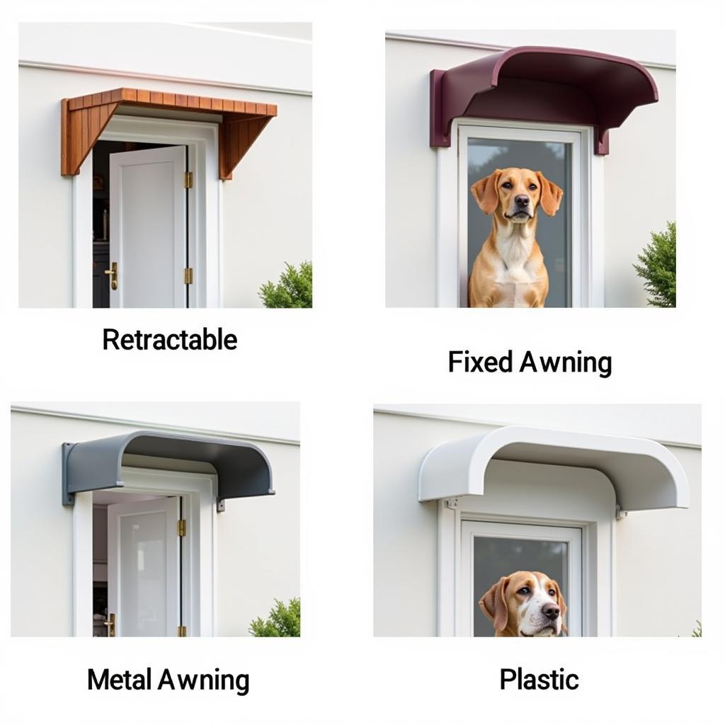 Various Dog Door Awning Types Available