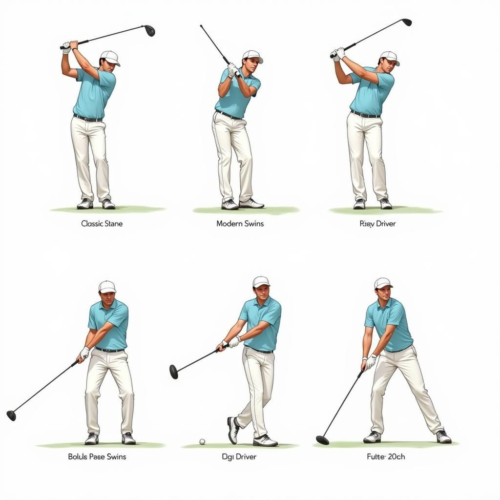 Different Golf Swings Styles