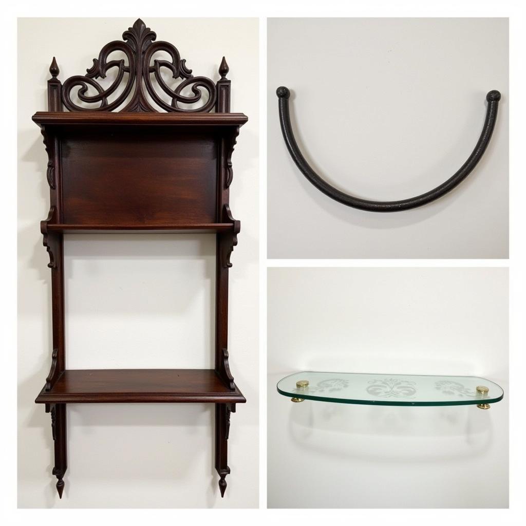 Different Materials of Art Nouveau Wall Shelves