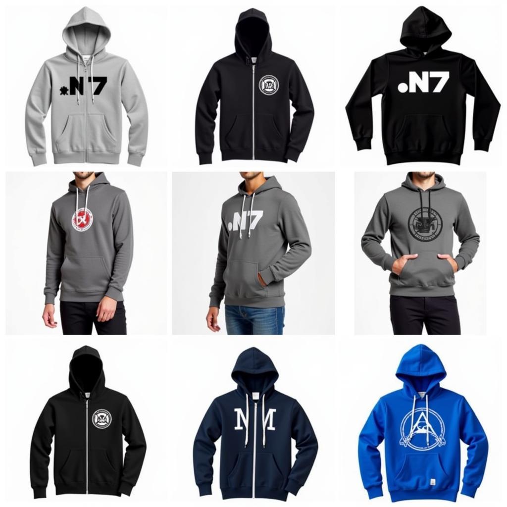 Variety of Mass Effect N7 Hoodie Styles